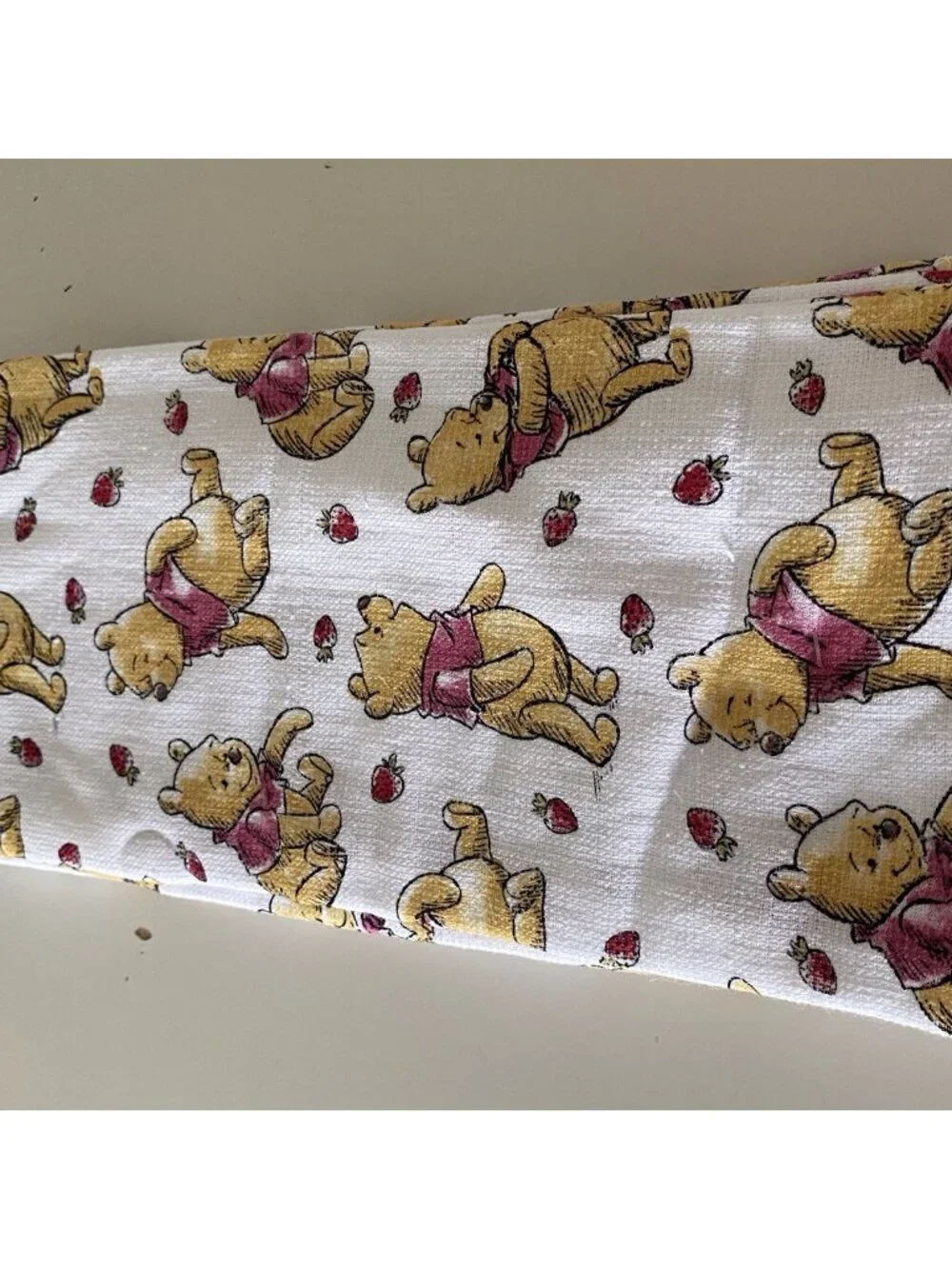 2 Pack Disney Winnie the Pooh Strawberries Kitchen‎ Towels 16 X 26” NEW